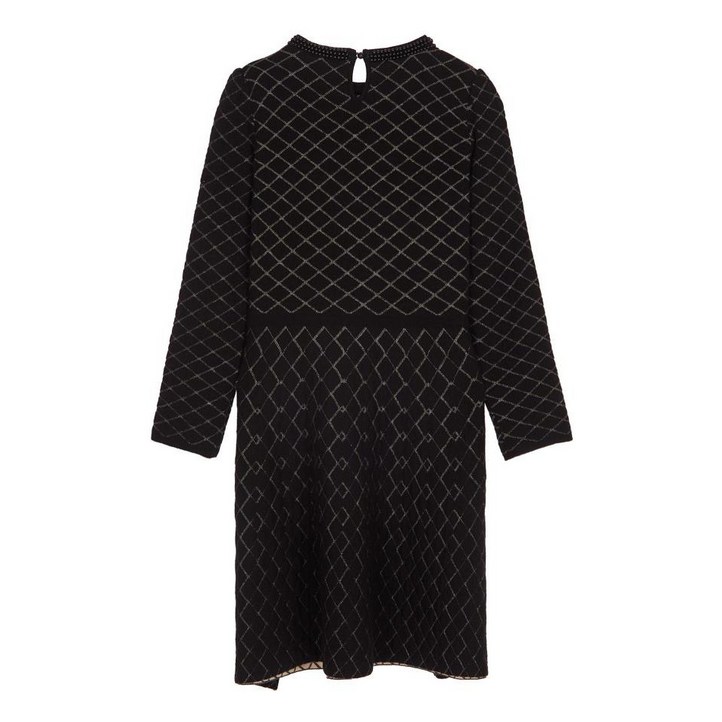 질스튜어트뉴욕 동절 블랙 울혼방 긴팔원피스 D530BK