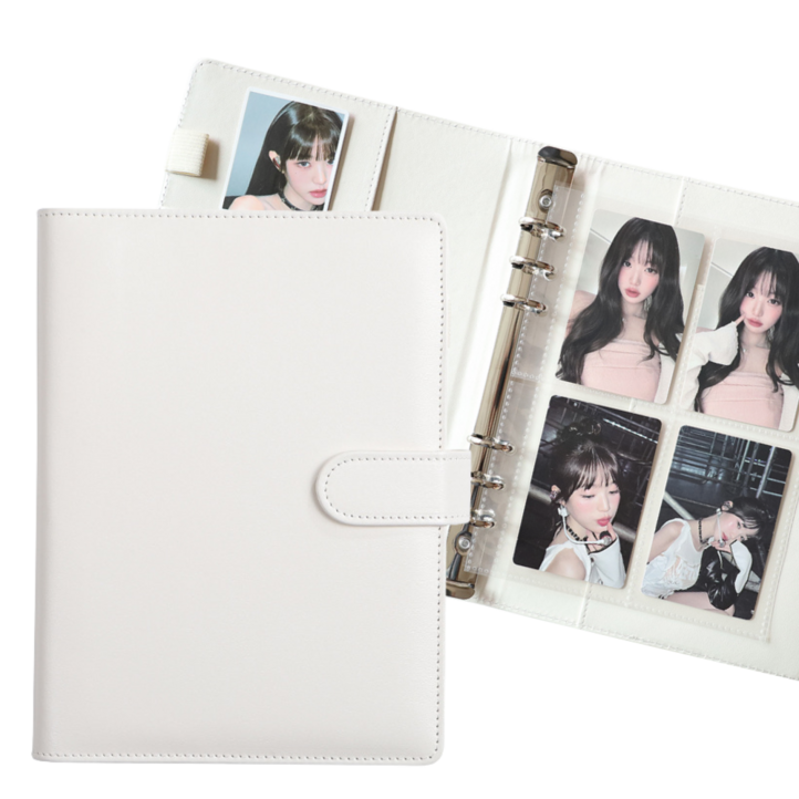 봄봄 마카롱 6공 포카바인더 A5 속지포함 다이어리 앨범