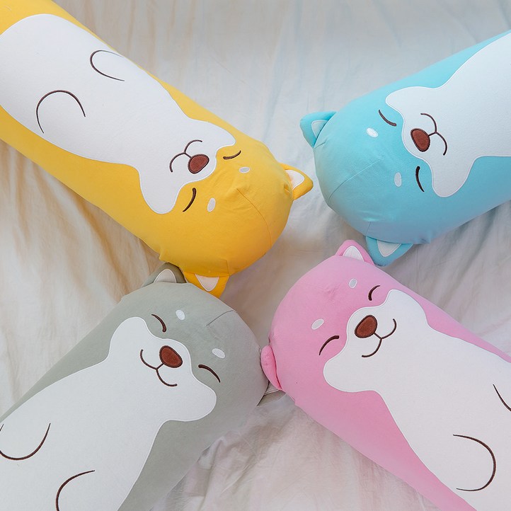 조우니 허스키 바디필로우 안고자는 대형롱쿠션