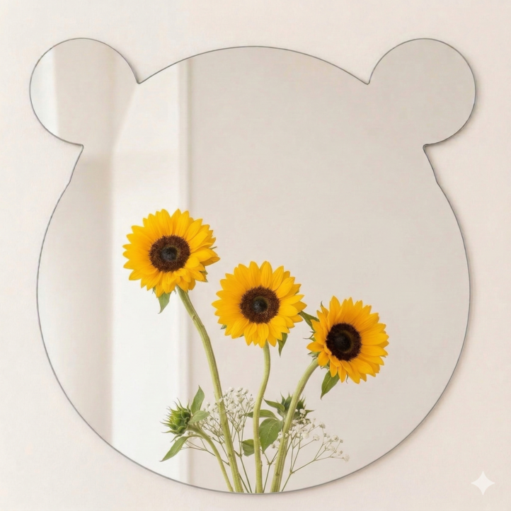 모에파 벽에 붙이는 아크릴 거울 안전거울