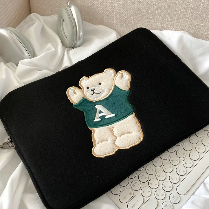 몰링베어 아이패드 파우치 노트북 맥북 가방