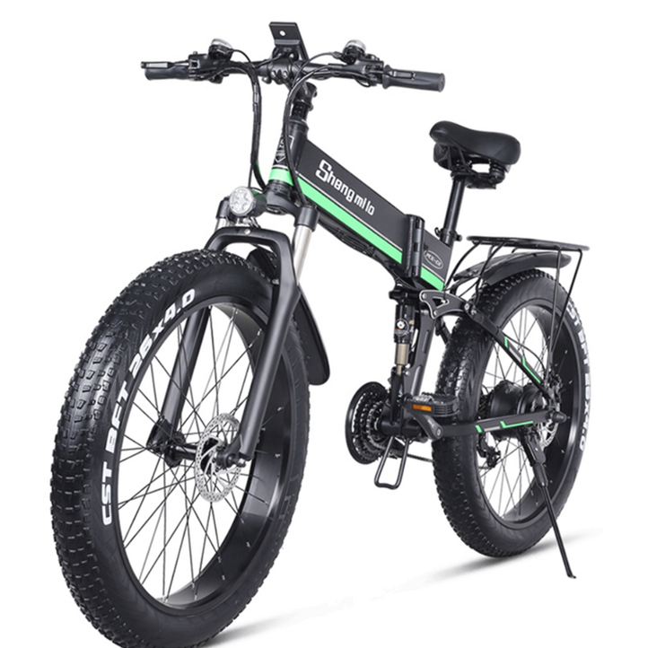 전기자전거 26인치 48V 1000W 12.8Ah 출퇴근 PAS 겸용 40~50Km 주행