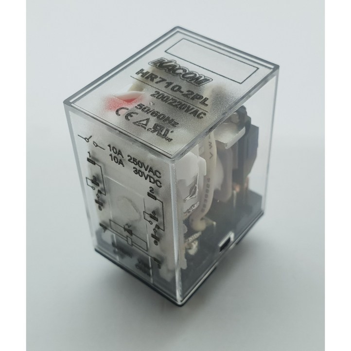HR7102PL KACON LY2 8핀 AC220V, DC12V,DC24V 릴레이 LED릴레이, 1개