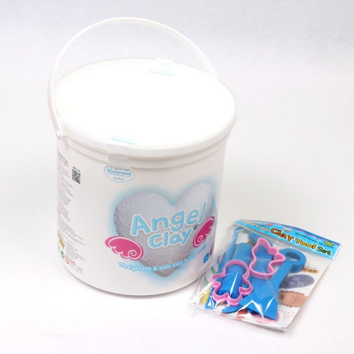 R 도너랜드 천사점토 800g  도구찍기세트