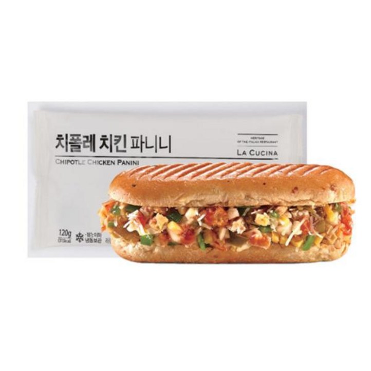 라쿠치나 치폴레치킨파니니 120g 8개, 8개, 120g