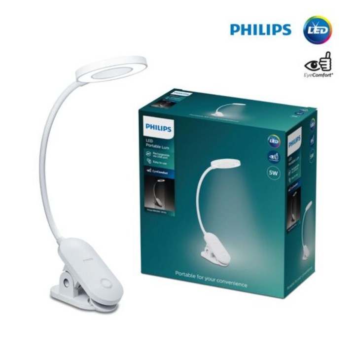 필립스 포리스 LED 클립스탠드 USB 충전형