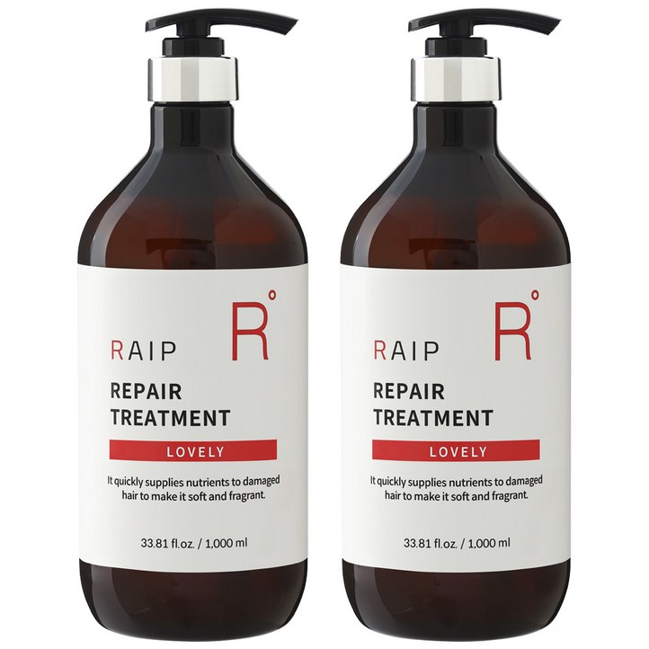 라입 극손상 리페어 단백질 트리트먼트 러블리, 2개, 1000ml