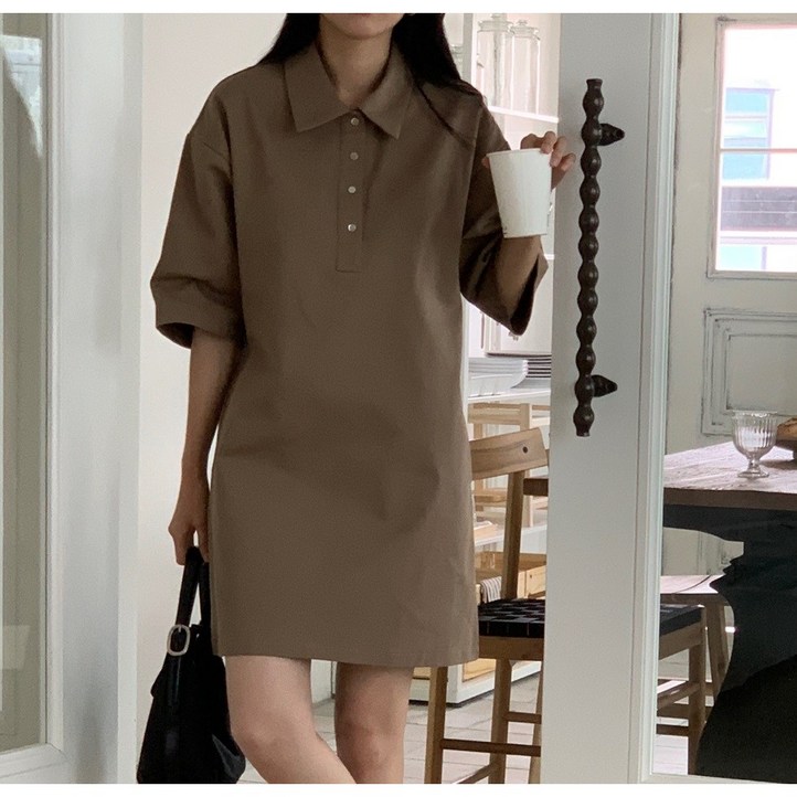 코튼미니원피스 가을미니원피스