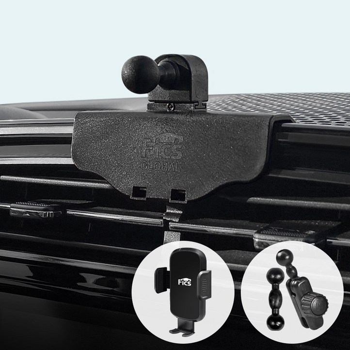 픽스 티볼리 전용 차량용 핸드폰 거치대 세트, 구형 티볼리 베리 뉴 티볼리, 1개