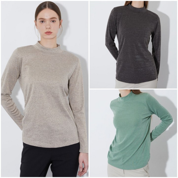 올리비아로렌 여성용 허리셔링 티셔츠 VOBAL4X1311