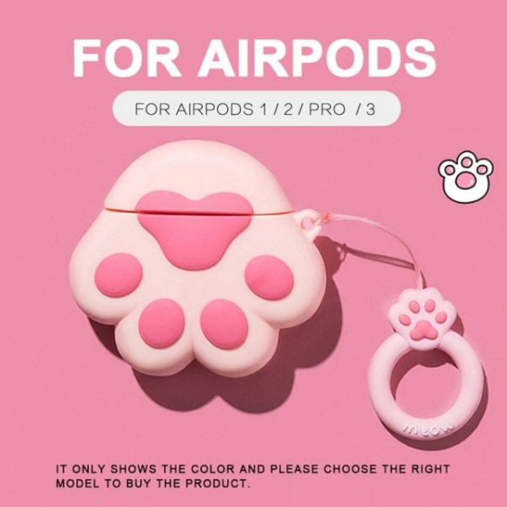 에어팟프로3세대 에어팟 프로2 호환 케이스 Airpods 프로 2 3 3D 만화 곰 이어폰 애플 실리콘 큐트 오리 개 커버