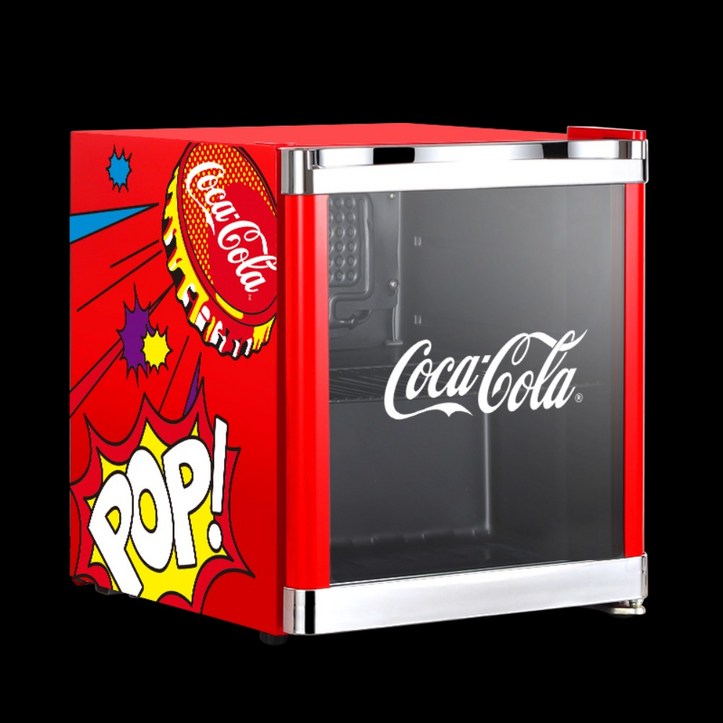 허스키냉장고 HCK 허스키 아이스바 가정용 코카콜라 콜라보레이션 쿨링 냉장고 SC-46BUA