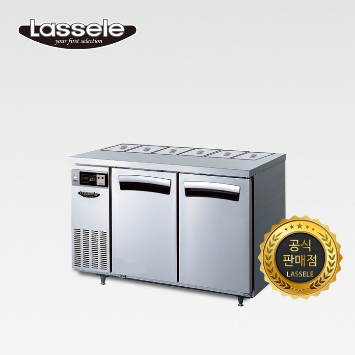 라셀르 1200 반찬 냉장고 앞작업대 LTB-1224R(B1) 간냉식