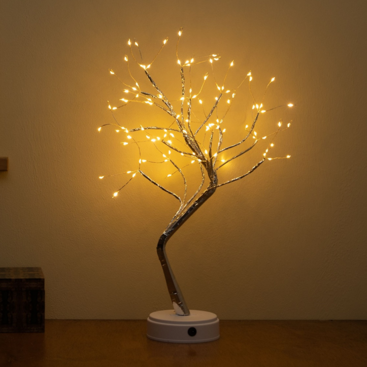 이코노미쿠스 LED 무선 감성 나무 침대 간접 조명 전등 수면등 무드등 크리스마스 6431634684