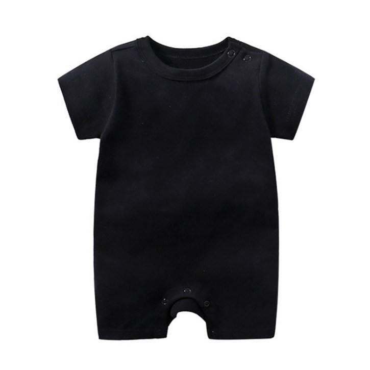 베베니즈 심플스냅 컬러 반팔 롬퍼