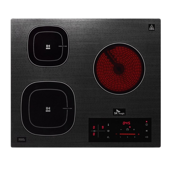SK매직 하이브리드 빌트인 전기 인덕션 레인지 IH 3구