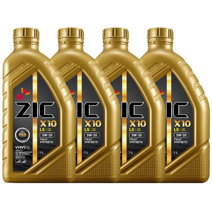 지크 X10 LS 가솔린 엔진오일 지크 X10 LS 가솔린 엔진오일