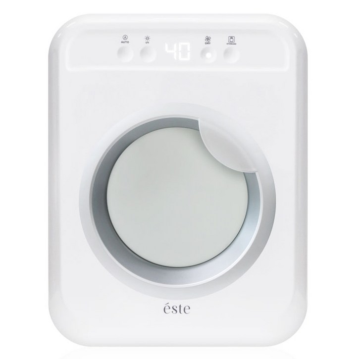 에스테 UV LED 젖병 소독기 LS-BE709B, 화이트, LS-BE709B