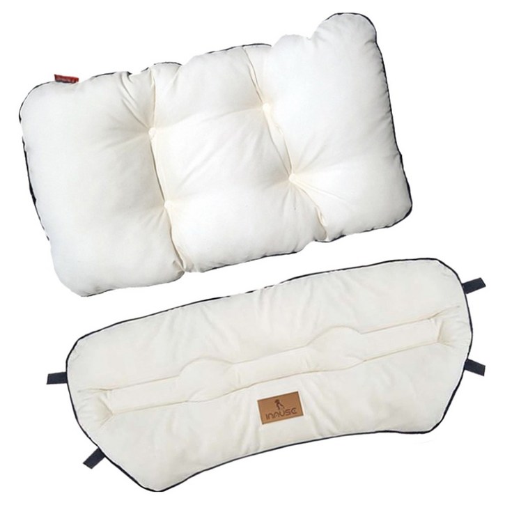 인뮤즈 강아지 유모차용 가드 + 방석 세트, 아이보리, 1세트