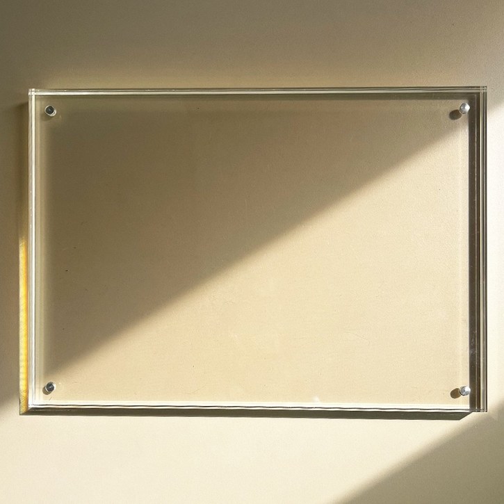 애드라벨 아크릴 자석 메뉴판 액자 POP꽂이, 1개