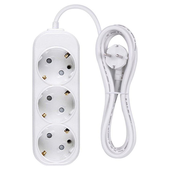 오성정밀 접지 멀티탭 3구 OS03S