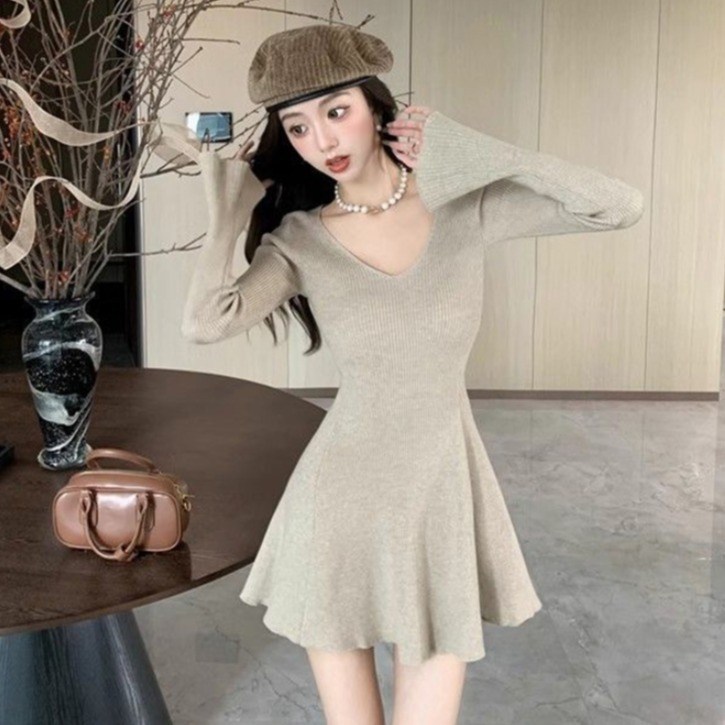 루나걸 여성용 비로프 니트 원피스 L25SPOPS121116