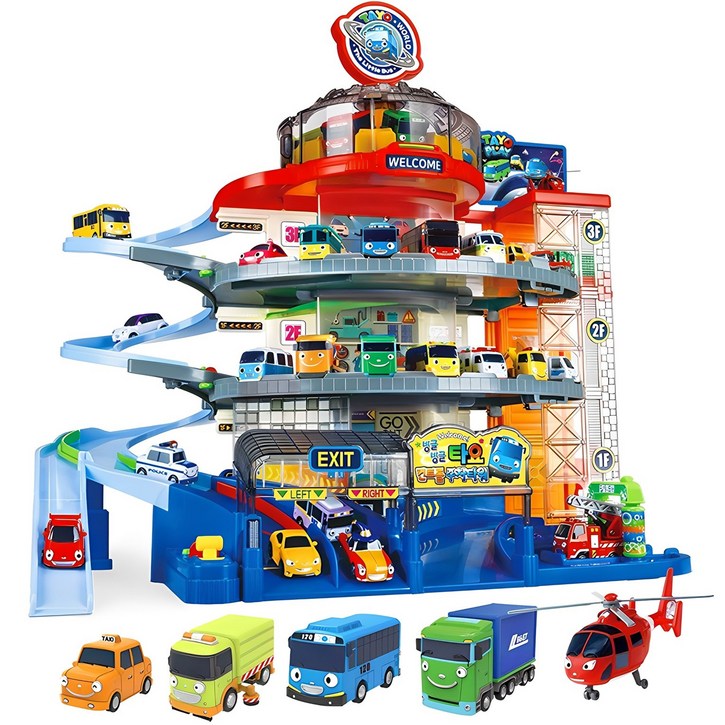 타요 컨트롤 주차타워 디럭스 플레이 완구세트