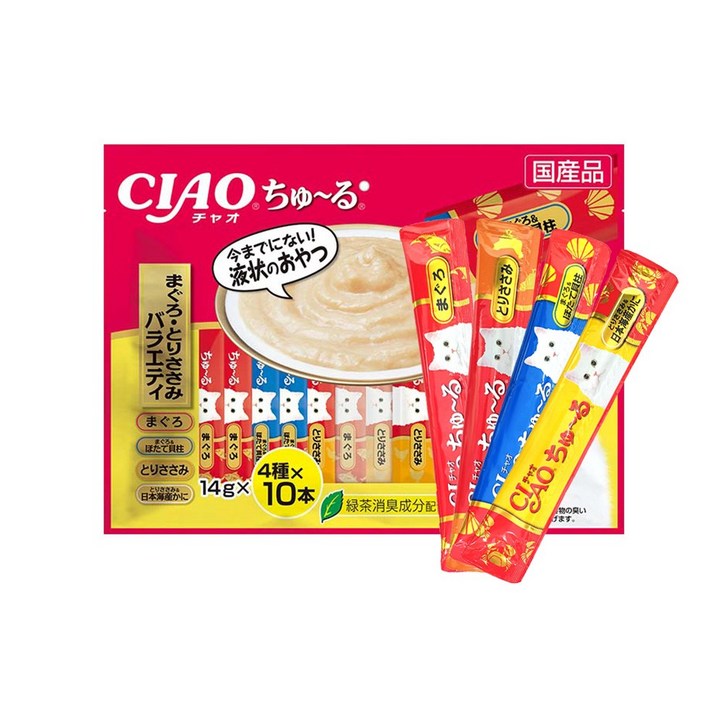 이나바 고양이 챠오츄르 버라이어티 간식