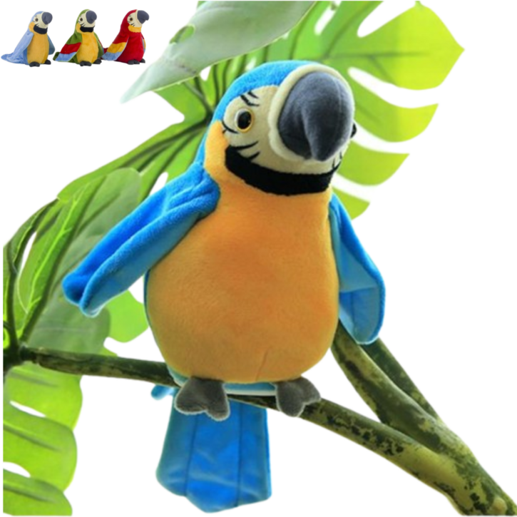 말하는인형 춤추는인형 말따라하는인형, 1개, 블루, 21cm