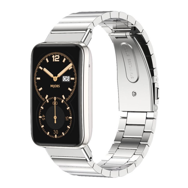 포유 메탈 샤오미 미밴드8 프로 호환 스트랩 시계줄 루프 밴드 줄