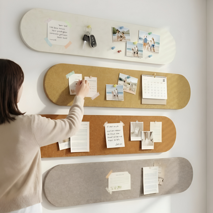 올리올망 펠트 벽걸이 사진 보드판 게시판