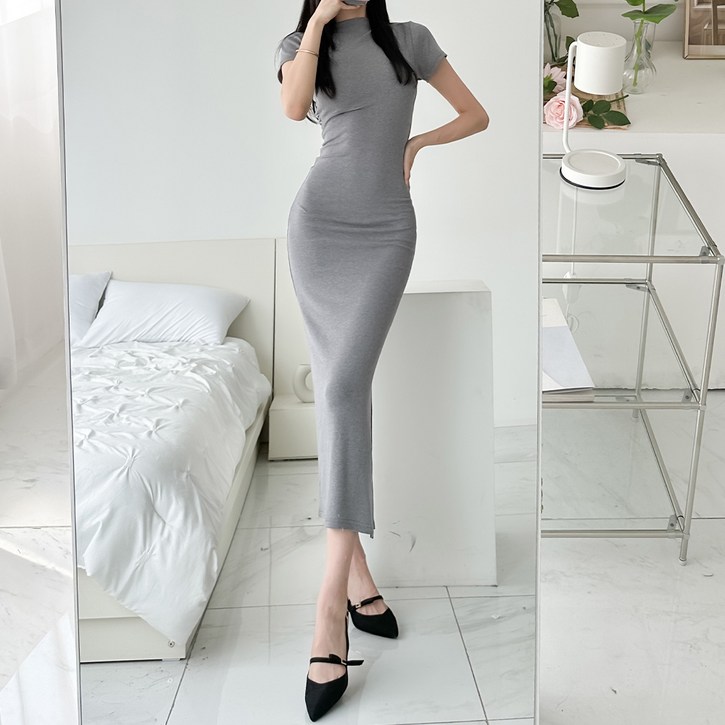 글램디브 이루카 반목 셔링 롱원피스 AG1467