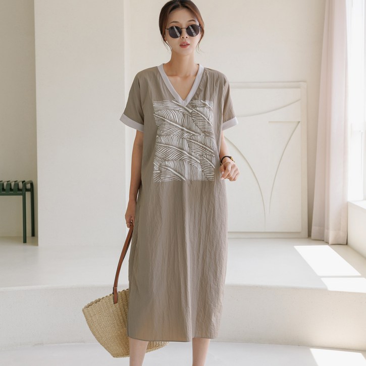 S2404 썸머 바스락 원피스
