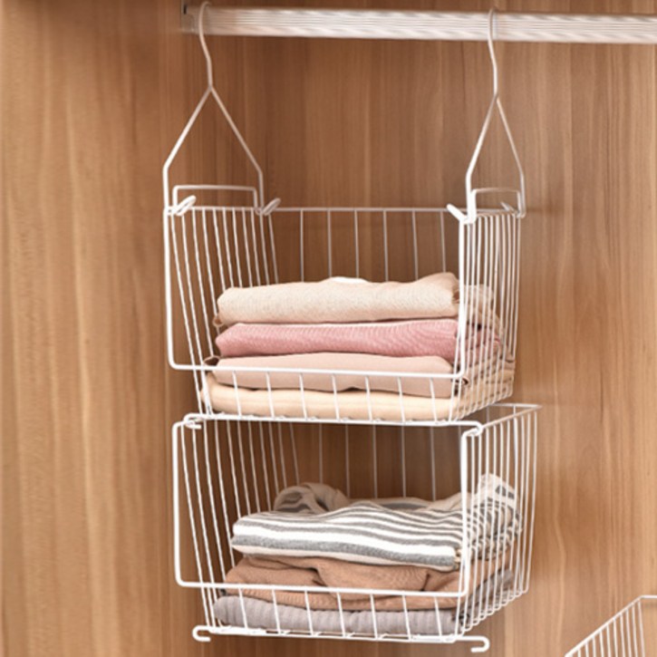 로아 걸이형 철제 바스켓 속옷 의류 정리 보관함 바구니