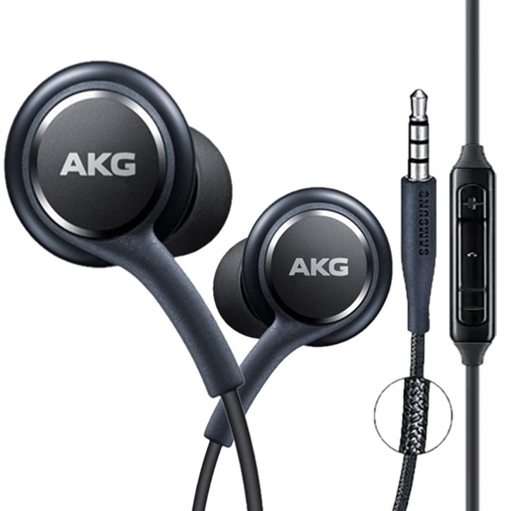 삼성 AKG 이어폰 정품 갤럭시 S8 S9 S10 노트8 노트9 유선이어폰 감성다락 파우치증정, 블랙그레이 감성다락 파우치