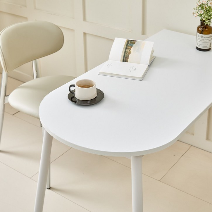 반타원식탁테이블 1200X600 반달형 반원형 DIY식탁