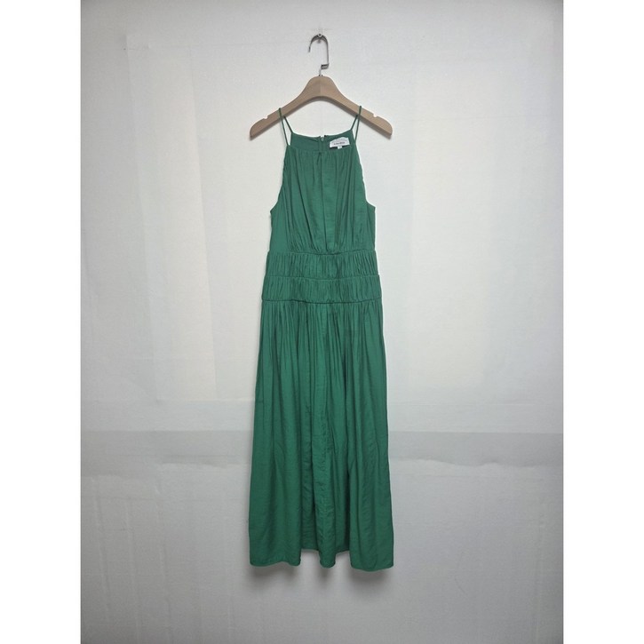 (빈티지) 앤아더스토리 셔링 끈나시 롱원피스 그린(XS)