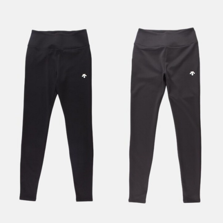 [데상트] 여성 미드라이즈 베이직 기모 레깅스 SP322TKL91