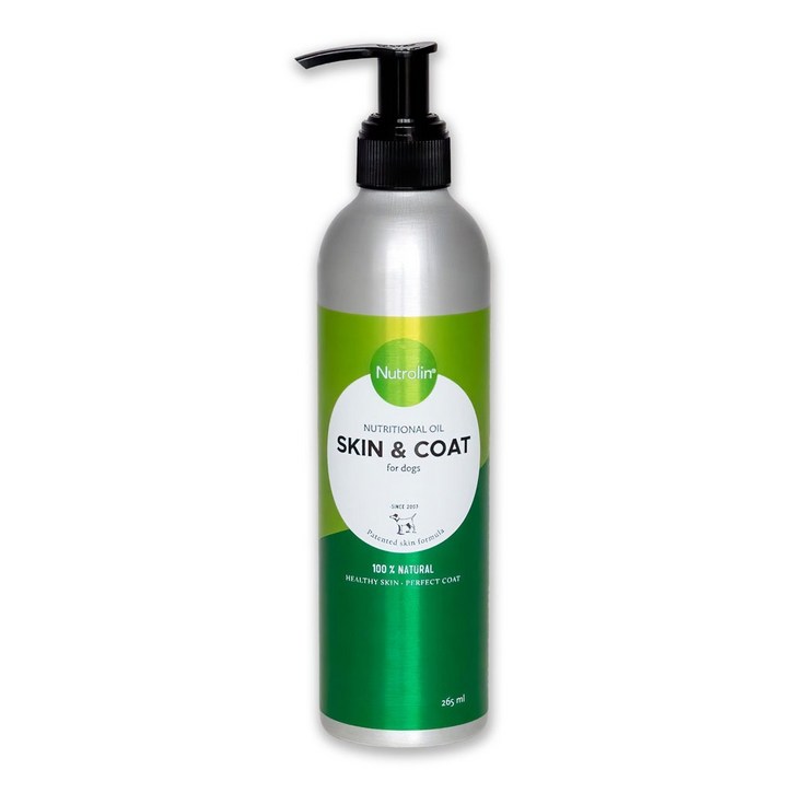 강아지 피부 영양제 알러지 발사탕 반려견 핀란드 오메가3 뉴트롤린 스킨앤코트 260ml, 1개