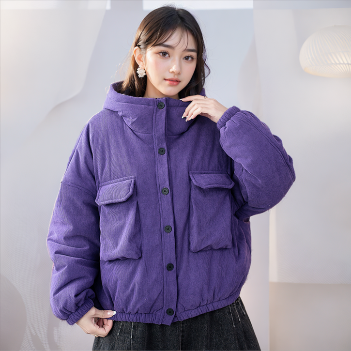 [비니브] 트루컬러 빅포켓 겨울 점퍼 홈쇼핑 노출 이월상품