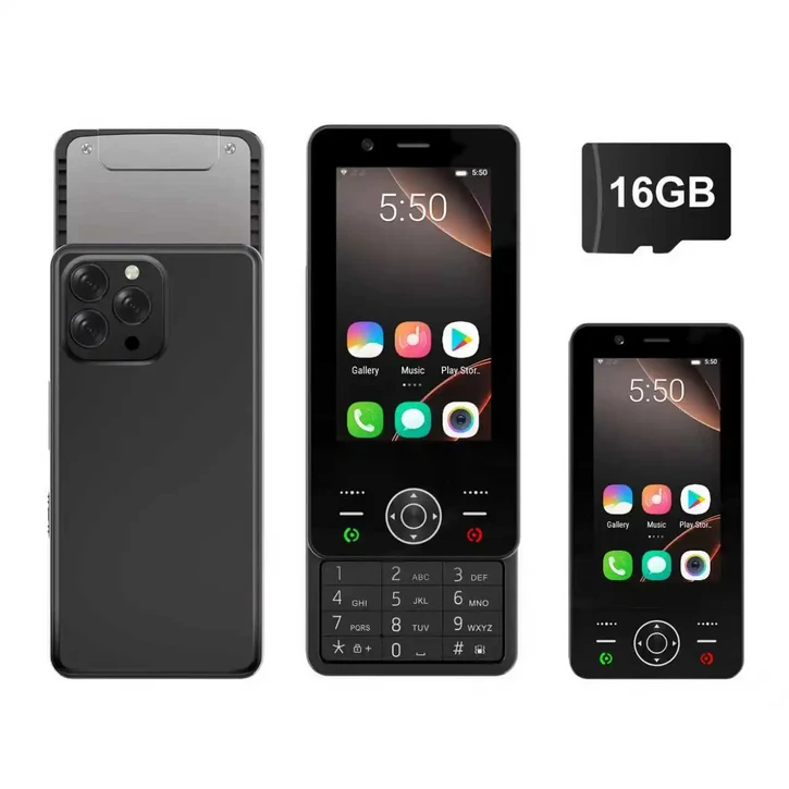 SERVO F21 슬라이드 버튼 스마트폰 3.0인치 터치스크린 4G LTE 안드로이드 휴대폰 듀얼 SIM 대기 2GB+16GB
