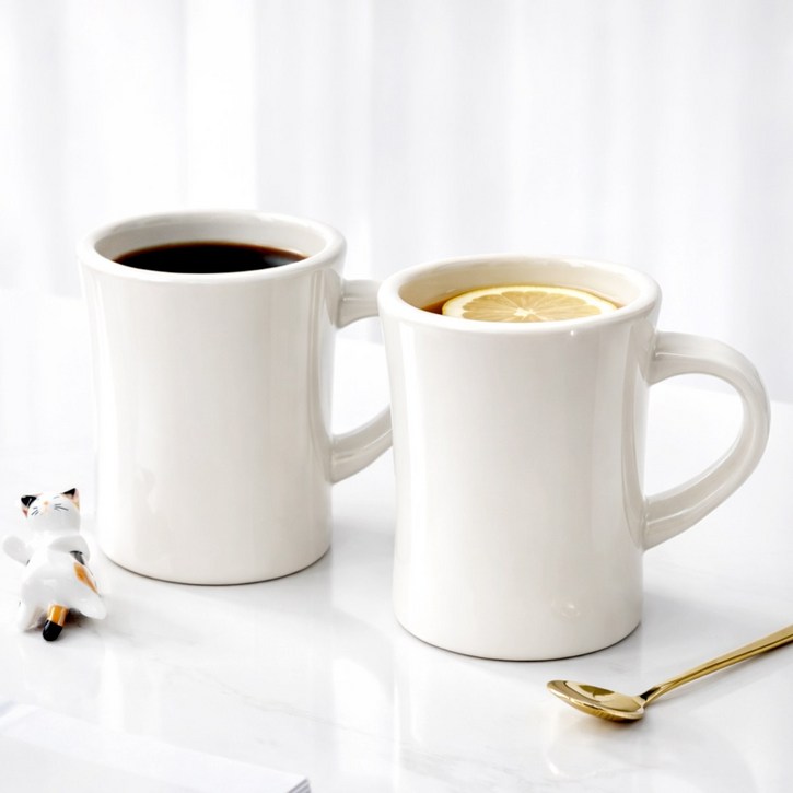 ROYAI ONE 예쁜 도자기 머그컵 머그잔 커피잔 350ml