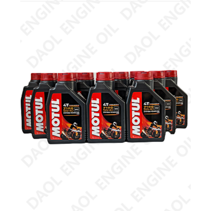 모튤 7100 4T 5W40, 오토바이 엔진오일, 프랑스산 (1LX12EA) 한박스, 1박스, 7100 5W40