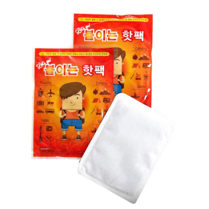 레츠고 붙이는 핫팩 48g 발열 찜질팩, 100개 레츠고 붙이는 핫팩 48g 발열 찜질팩, 100개