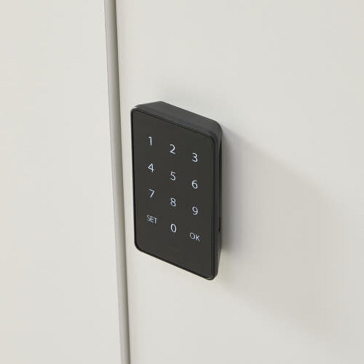 리빙올데이 EL 터치 전자키, 고객직접설치, 블랙/외문형