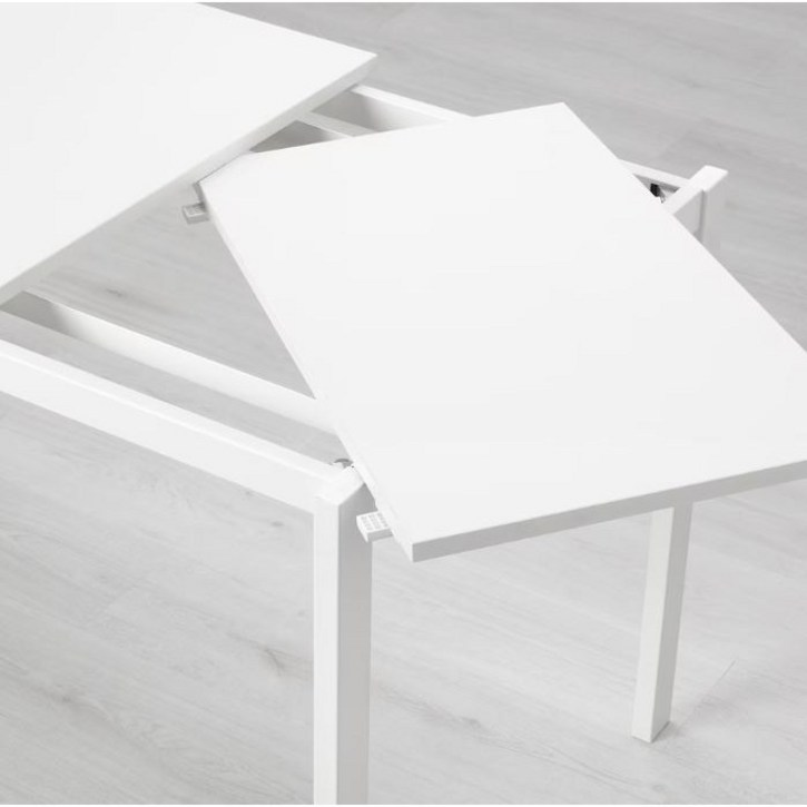 이케아 VANGSTA 2-4인용 확장형 테이블/식탁/책상, 블랙-다크브라운 10