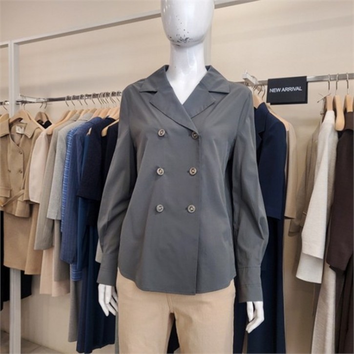 블루페페 SH02 단추라인  블라우스 KA 231MSC724