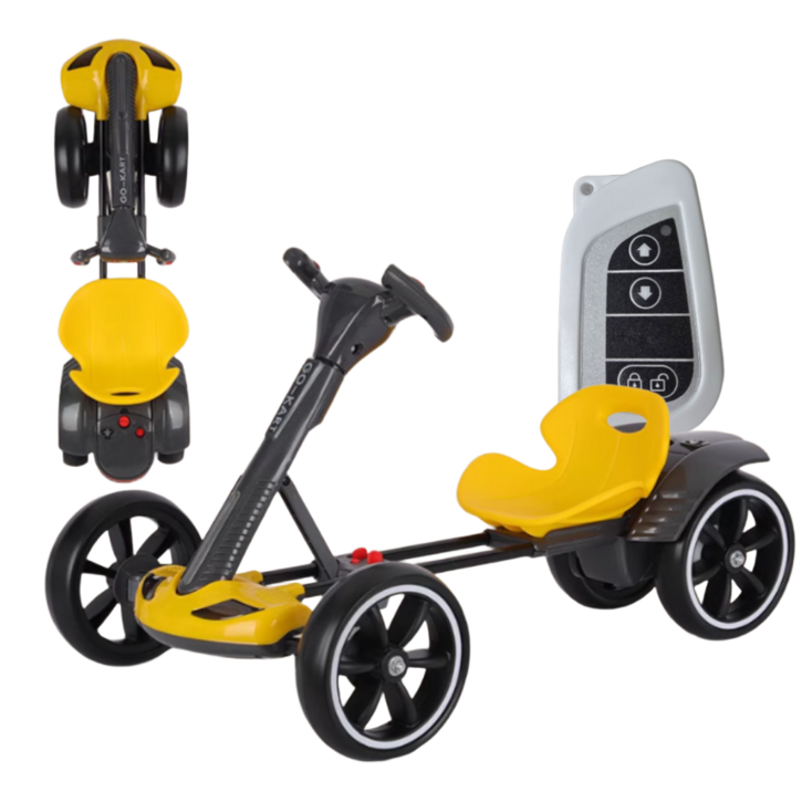 픽고잉(PickGoing) 리모컨 접이식 씽씽 고카트 1인용 전동차 리모콘 소형 카트 전동 루지 폴딩 드리프트 성인 접이식카트 경주 야외용 공원 레이싱카