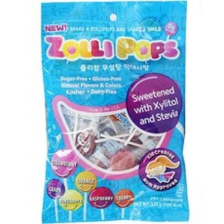 졸리팝 무설탕 막대사탕 125g, 혼합맛, 1개