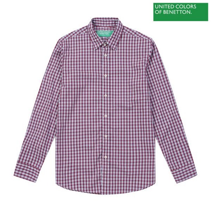 베네통 Basic pattern shirt 0F 5ANH5QKN8 912 7